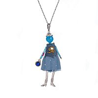 Подвеска Miamelie, кукла Филомена, MiA-2308-CL5472 серебристый