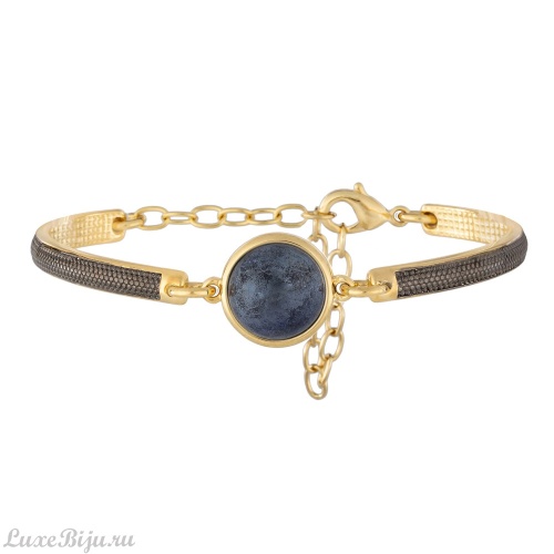 Классический браслет Pearl Blue Aventurine C1363.23 BL/G