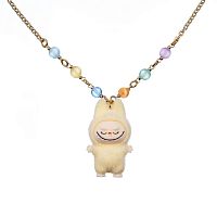 Колье Lanzerotti, Hello babe!, с селенитом и подвеской-игрушкой, LZ-25.07-199 золотистый