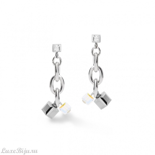 Серьги Coeur de Lion Crystal-Silver 5063/21-1817