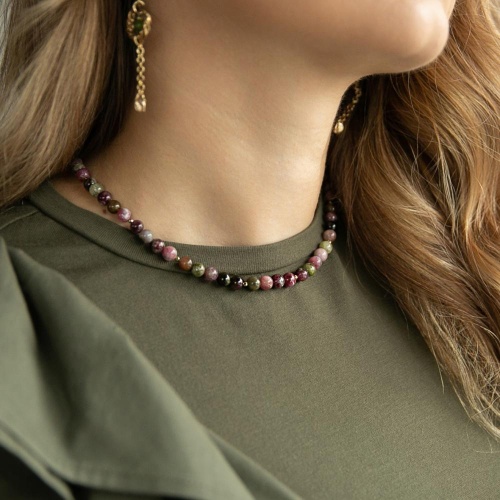 Колье Lanzerotti, Elisir, с турмалином и гематитом, LZ-25.10-326 розовый фото 3