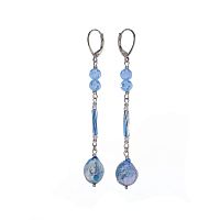 Серьги Lanzerotti, Marino, с жемчугом, перламутром и кристаллами, LZ-25.06-194 голубой