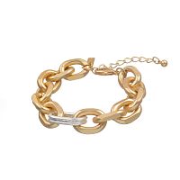 Браслет Dansk Copenhagen, Tula, с овальной вставкой серебристого цвета, DNSK25.1-7C2407023 золотистый