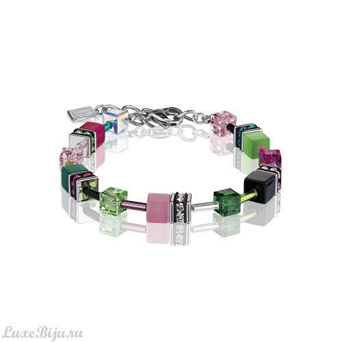 Браслет Coeur de Lion Green-Pink 2838/30-0504