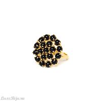 Кольцо Nature Bijoux, Opera, с агатом, NB23.2-19-25000 черный
