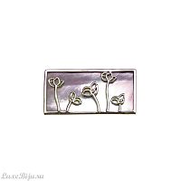 Брошь Fiore Luna FAB310.A BW