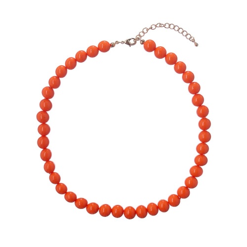 Колье Moon Paris, Valentine, с акриловыми бусинами, MVL-22.12-002 оранжевый