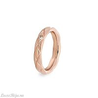 Кольцо Qudo - База Aversa Rose Gold 15.2 мм 616275 RG