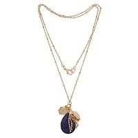 Колье Fiore Luna NATURAL LAPIS, LN5123 BL/RG