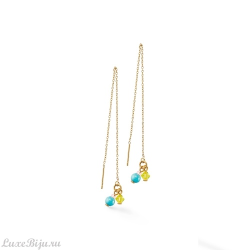 Серьги Coeur de Lion Multicolour Pastel 1, 4525/20-1522