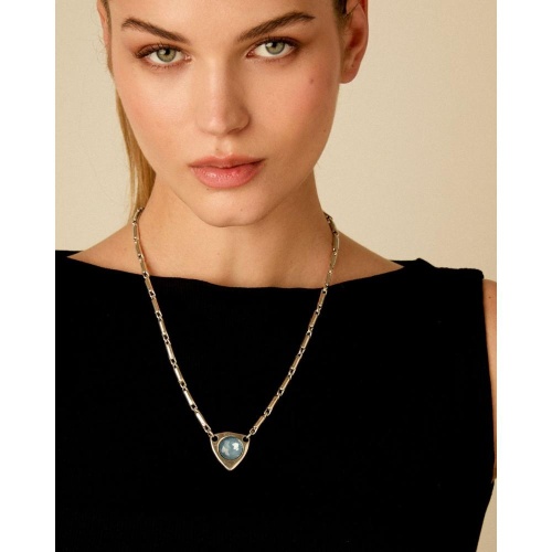 Колье VIDDA, Fire, с кристаллом Swarovski, VD26.1-02331 хрустальный, 45см фото 2