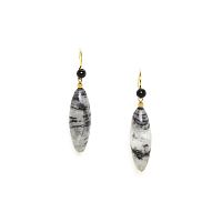 Серьги Nature Bijoux, Berlin, с агатом и яшмой, NB23.2-12-78745 серый