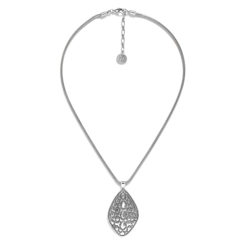 Колье ORI TAO, Tortuga, текстурированный металл, OT24.1-15-31642 серебристый