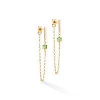 Серьги Coeur de Lion Green-Gold, 5076/21-0516