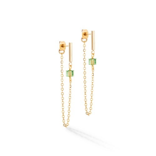 Серьги Coeur de Lion Green-Gold, 5076/21-0516