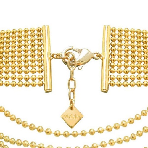 Колье VIDDA, Lady, с австрийскими кристаллами, VD22-01469 зеленый, 45см фото 8