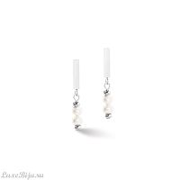 Пусеты Coeur de Lion White-Silver, 1120/21-1417