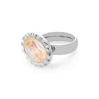 Кольцо Qudo TIVOLA UNICA big (S/P) Ivory cream delite 56, 688313