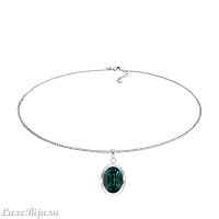 Колье Qudo TIVOLA big S emerald, 404548.1 G/S