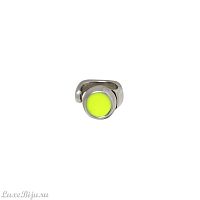 Кольцо Tra-la-ra, Fluor, разъемное, со вставкой из смолы, TLR23-235P301 желтый