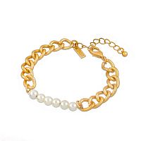 Браслет Dansk Copenhagen, Audrey, с жемчугом, DNSK26.1-7C2601008 золотистый