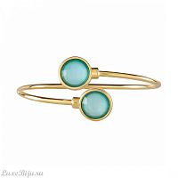 Браслет Possebon pearl blue sky agate C9331.21 B/G