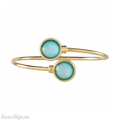 Браслет Possebon pearl blue sky agate C9331.21 B/G