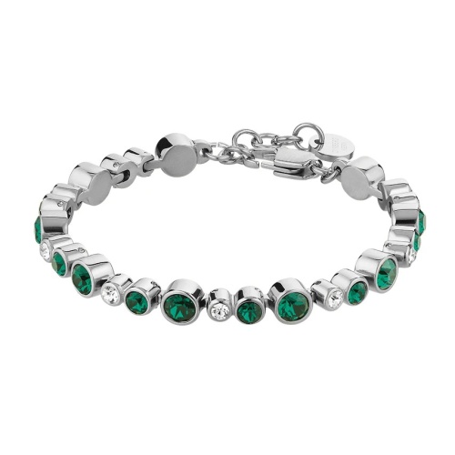 Браслет Dyrberg Kern TERESIA SS EMERALD GREEN / CRYSTAL, 430050