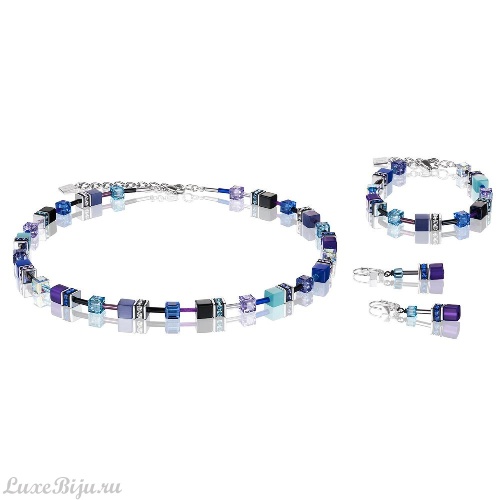 Серьги Coeur de Lion Blue-Purple, 2838/20-0708 фото 2