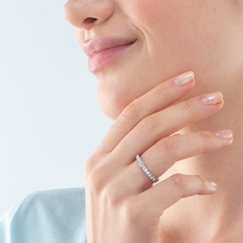 Кольцо Coeur de Lion Crystal-Silver, 0127/40-1817 56 фото 2