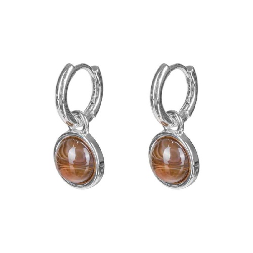 Серьги Fiore Luna COFFE AGATE, LE1112 BR/S
