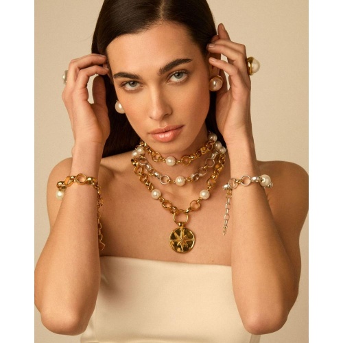 Колье VIDDA, Mainson, с жемчугом и подвеской, VD26.1-02366 серебристый фото 2