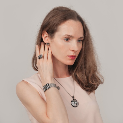 Серьги Fiore Luna, AE01688-1 BW/S фото 2