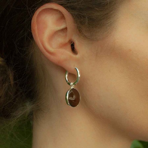 Серьги Fiore Luna COFFE AGATE, LE1117 BR/S фото 2