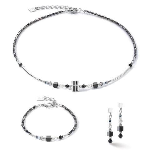 Серьги Coeur de Lion Black-Silver, 4355/21-1317 фото 4