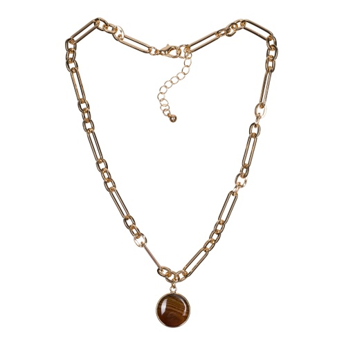Колье Fiore Luna COFFE AGATE, LN5148 BR/G фото 4