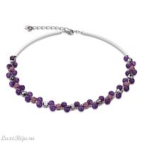 Колье Coeur de Lion Purple 4895/10-0800