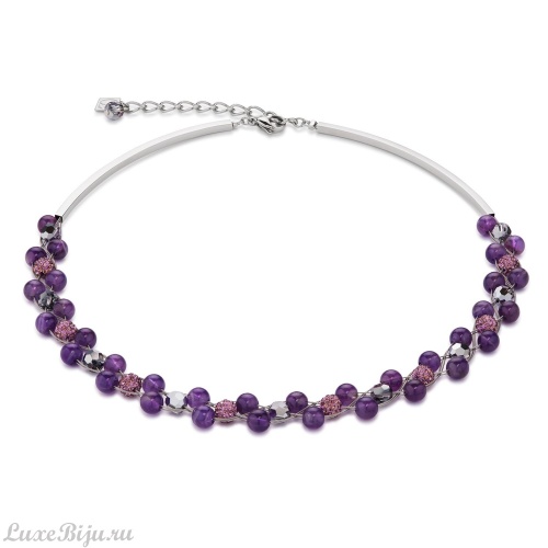 Колье Coeur de Lion Purple 4895/10-0800