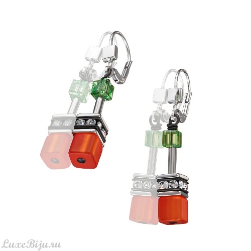 Серьги Coeur de Lion Multicolour Daylight, 2838/20-1526 фото 2