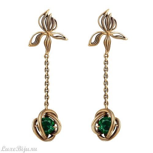 Серьги Fiore di Firenze OR0947 SMERALDO