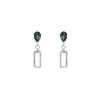 Серьги VIDDA, Mermaid, с кристаллом Swarovski, VD25.1-02066 зеленый