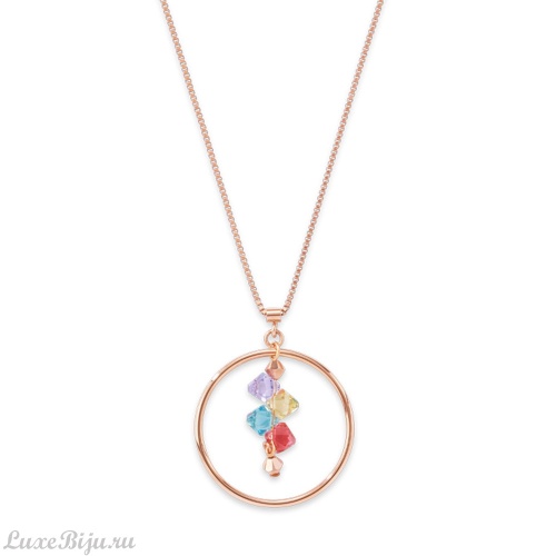 Колье Coeur de Lion Multicolour Pastel 5002/10-1522