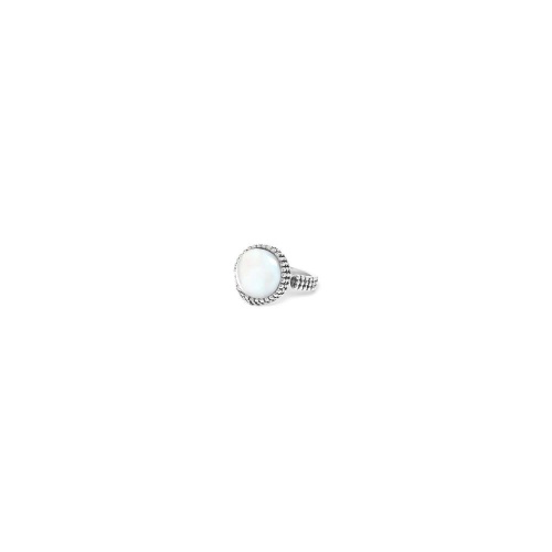 Кольцо ORI TAO, Ozaka, разъемное, с перламутром, OT24.1-19-40353 белый фото 4