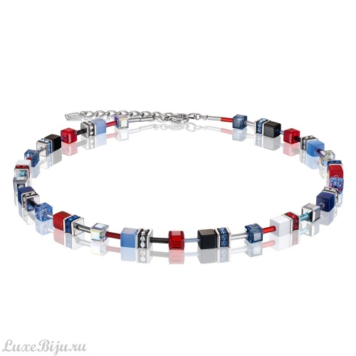 Колье Coeur de Lion Blue-Red, *2838/10-0703
