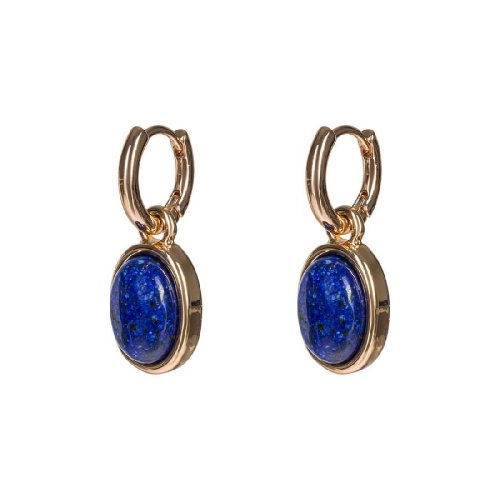 Серьги Fiore Luna NATURAL LAPIS, LE1200 BL/G