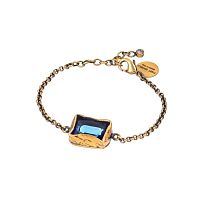 Браслет Thot Gioielli, с рейнстоуном, TG25.1-BR586 синий