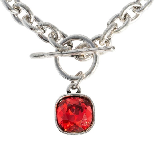 Колье Tucco, Camila, с кристаллом, TC26.1-TMC198-P красный