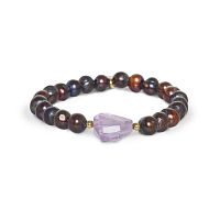 Браслет Nature Bijoux, Belle de nuit, стрейч, с жемчугом и аметистом, NB26.2-13-44711 бордовый