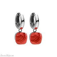 Серьги Qudo Firenze light siam 300291 R/S