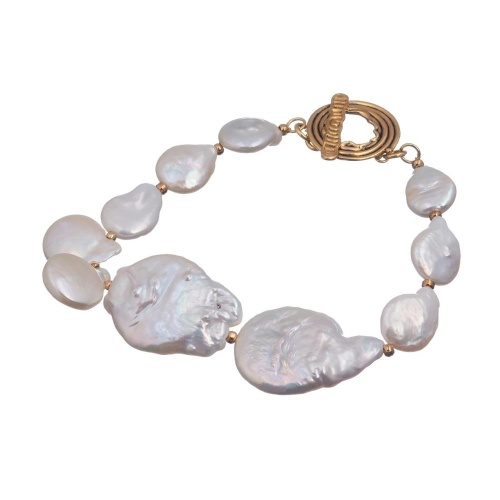 Браслет Lanzerotti, Splendore, с жемчугом, LZ-24.08-355 белый